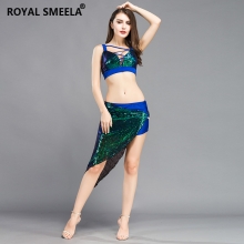 ROYAL SMEELA/皇家西米拉 亮片上衣三角短裙套装-8819